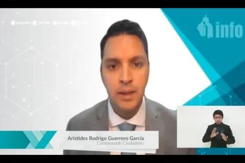 Captura de pantalla de la sesión virtual