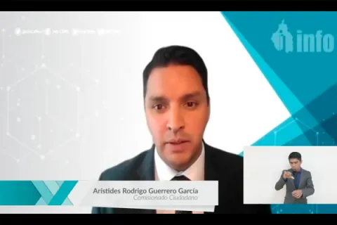 Captura de pantalla de la sesión virtual
