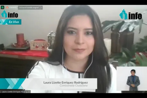 Captura de pantalla de la sesión virtual