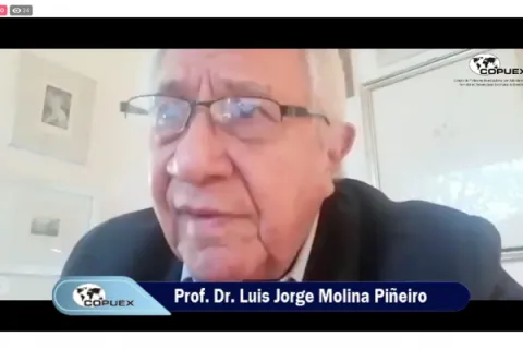 Captura de pantalla de la sesión virtual