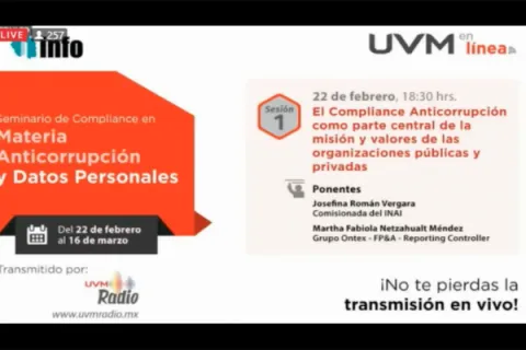 Captura de pantalla de la sesión virtual