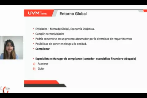 Captura de pantalla de la sesión virtual