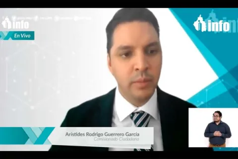 Captura de pantalla de la sesión virtual