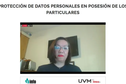 Captura de pantalla de la sesión virtual