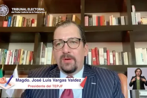 Captura de pantalla de la sesión virtual
