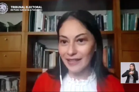 Captura de pantalla de la sesión virtual