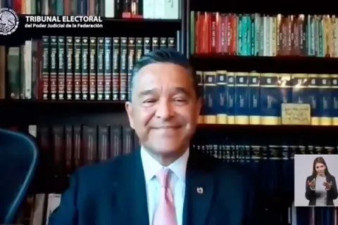 Captura de pantalla de la sesión virtual