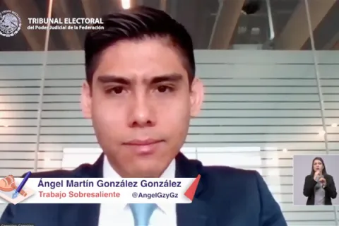 Captura de pantalla de la sesión virtual