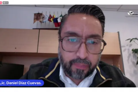 Captura de pantalla de la sesión virtual