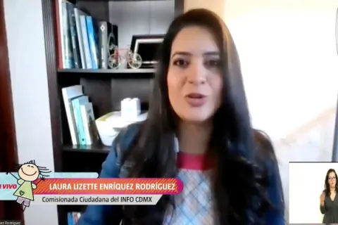 Captura de pantalla de la sesión virtual