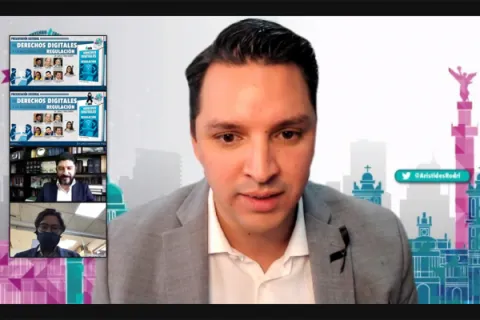 Captura de pantalla de la sesión virtual