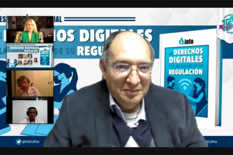 Captura de pantalla de la sesión virtual