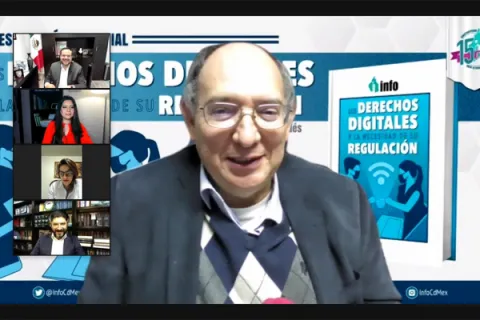 Captura de pantalla de la sesión virtual