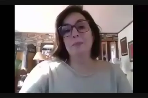 Captura de pantalla de la sesión virtual
