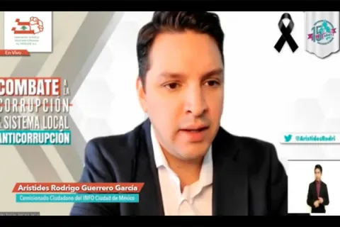 Captura de pantalla de la sesión virtual