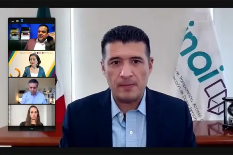 Captura de pantalla de la sesión virtual