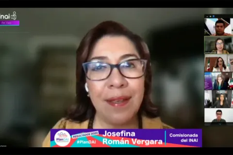 Captura de pantalla de la sesión virtual