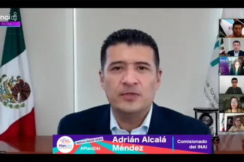 Captura de pantalla de la sesión virtual