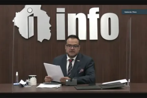 Captura de pantalla de la sesión virtual