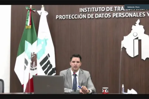 Captura de pantalla de la sesión virtual