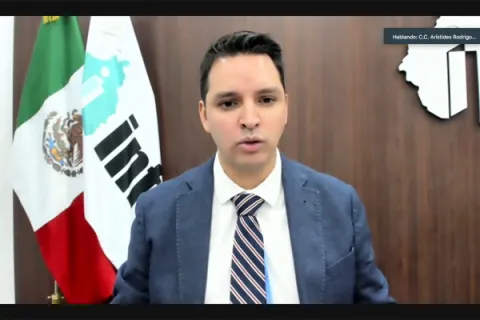 Captura de pantalla de la sesión virtual