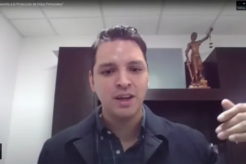 Captura de pantalla de la sesión virtual