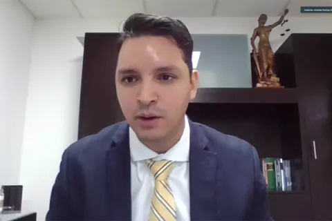 Captura de pantalla de la sesión virtual