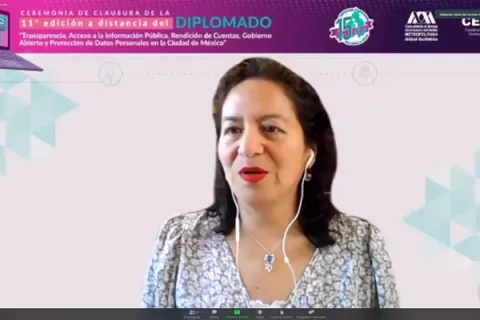 Captura de pantalla de la sesión virtual