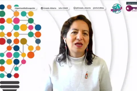 Captura de pantalla de la sesión virtual