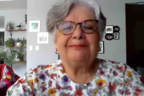Captura de pantalla de la sesión virtual