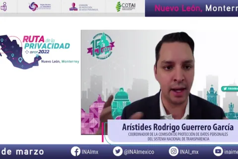Captura de pantalla de la sesión virtual