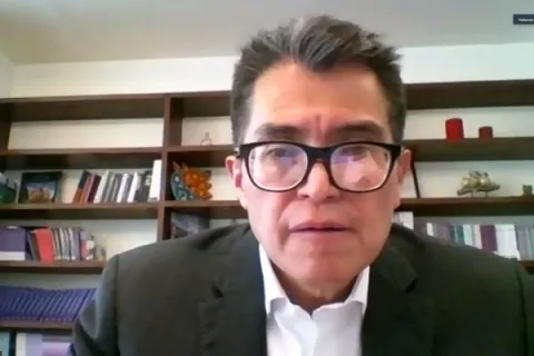 Captura de pantalla de la sesión virtual