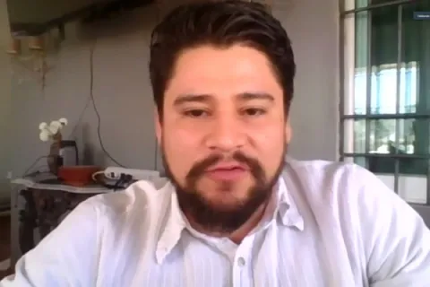 Captura de pantalla de la sesión virtual