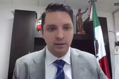 Captura de pantalla de la sesión virtual
