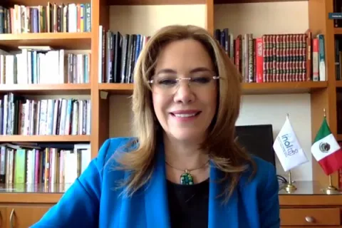 Captura de pantalla de la sesión virtual