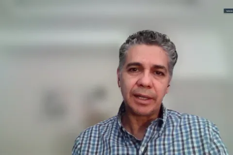 Captura de pantalla de la sesión virtual