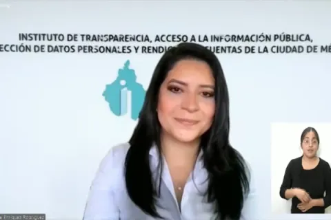 Captura de pantalla de la sesión virtual