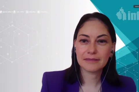Captura de pantalla de la sesión virtual