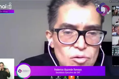 Captura de pantalla de la sesión virtual