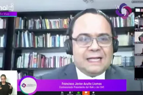Captura de pantalla de la sesión virtual