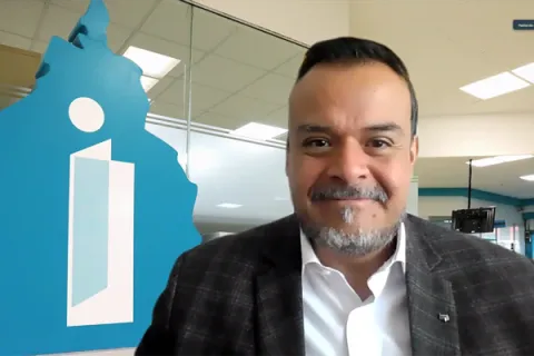 Captura de pantalla de la sesión virtual 