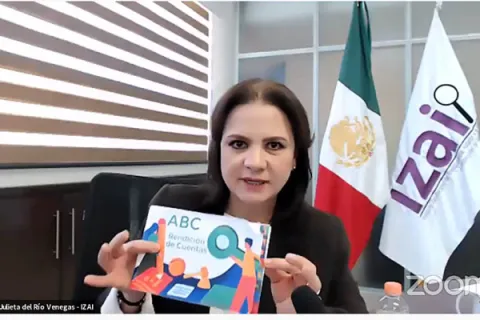 Captura de pantalla de la sesión virtual