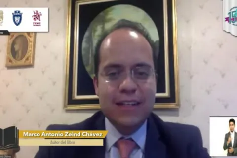 Captura de pantalla de la sesión virtual