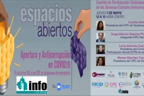 Captura de pantalla de la sesión virtual