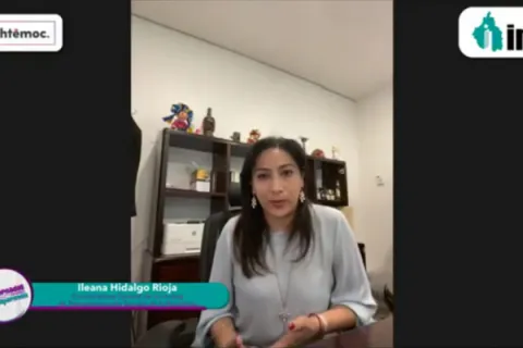 Captura de pantalla de la sesión virtual