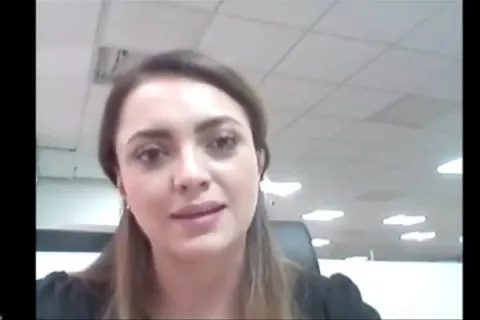 Captura de pantalla de la sesión virtual
