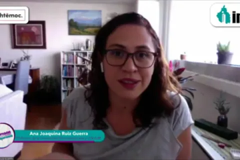 Captura de pantalla de la sesión virtual