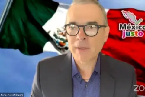 Captura de pantalla de la sesión virtual
