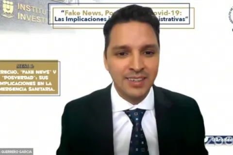 Captura de pantalla de la sesión virtual