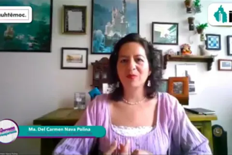 Captura de pantalla de la sesión virtual